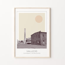 Vallejo Poster Print, Vallejo Travel Poster, Vallejo Minimalistic Wall Art, Vallejo, California, United States 1868246766
