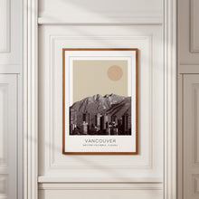 Vancouver Poster Print, Vancouver Travel Poster, Vancouver Minimalistic Wall Art, Vancouver, British Columbia, Canada 1882437893