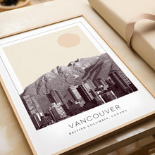 Vancouver Poster Print, Vancouver Travel Poster, Vancouver Minimalistic Wall Art, Vancouver, British Columbia, Canada 1882437893