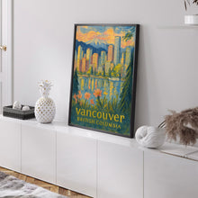 Vancouver Travel Wall Art, Canada Painting Gifts, North America Home Decor, Vancouver Art Print, Canada Travel Print, Housewarming Gift