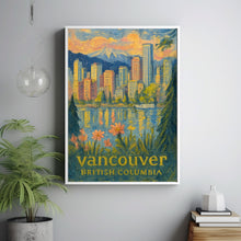 Vancouver Travel Wall Art, Canada Painting Gifts, North America Home Decor, Vancouver Art Print, Canada Travel Print, Housewarming Gift