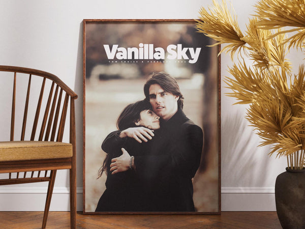 Vanilla Sky Poster, Retro Poster, Vintage Poster, Gift for Her, Gİft for Him, Romance Movie, Tom Cruise, Penélope Cruz, David and Sophia 4300917132