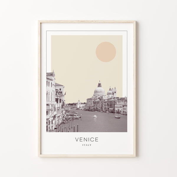 Venice Poster Print, Venice Travel Poster, Venice Minimalistic Wall Art, Venice, Italy 1868249488