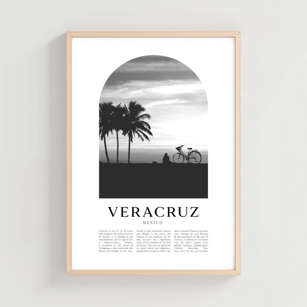 Veracruz Travel Poster, Veracruz Print, Veracruz Wall Art, Travel Print, Mexico City Art, Veracruz Gift, Mexico Decor  NA230M 4340778169
