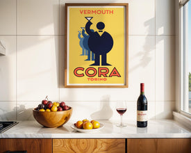 Vermut Cora Torino Poster 1930s Drink Ad (Digital Download) 905791181