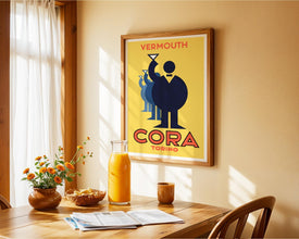 Vermut Cora Torino Poster 1930s Drink Ad (Digital Download) 905791181