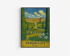Versailles Travel Print Wall Art, Versailles - France City Print, Versailles Travel Gift, Versailles City Poster, Wall Art, Wall Art
