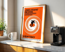 Vertigo Movie Poster 1958 Film Noir Thriller Poster, (Digital Download), Printable 751833939