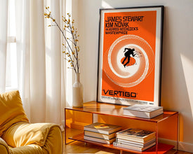 Vertigo Movie Poster 1958 Film Noir Thriller Poster, (Digital Download), Printable 751833939