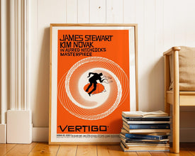 Vertigo Movie Poster 1958 Film Noir Thriller Poster, (Digital Download), Printable 751833939