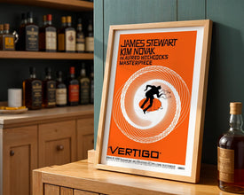 Vertigo Movie Poster 1958 Film Noir Thriller Poster, (Digital Download), Printable 751833939