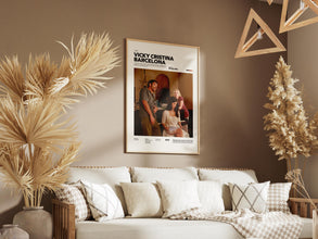 Vicky Cristina Barcelona Poster, Woody Allen's Romantic Film Print, Scarlett Johansson, Javier Bardem and Penélope Cruz Poster Print 1892045807