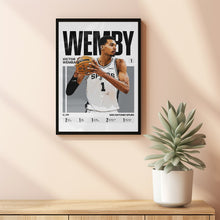Victor Wembanyama #1 Poster Wemby Basketball Wall Art