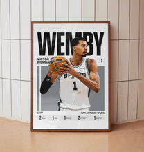 Victor Wembanyama #1 Poster Wemby Basketball Wall Art