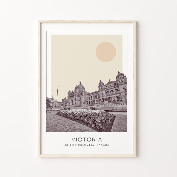 Victoria Poster Print, Victoria Travel Poster, Victoria Minimalistic Wall Art, Victoria, British Columbia, Canada 1882438499