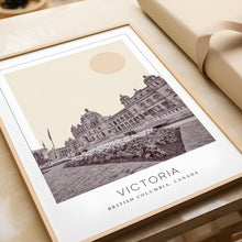 Victoria Poster Print, Victoria Travel Poster, Victoria Minimalistic Wall Art, Victoria, British Columbia, Canada 1882438499