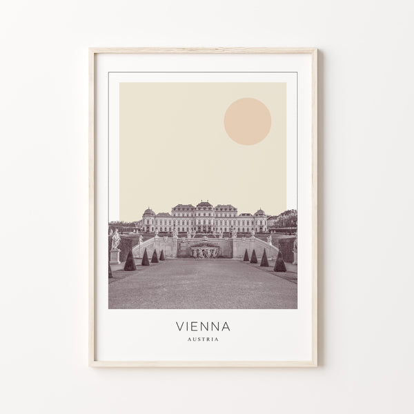 Vienna Poster Print, Vienna Travel Poster, Vienna Minimalistic Wall Art, Vienna, Austria 1882436817