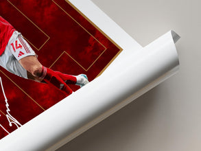 Viktor Gyokeres Football Art Poster Red North London Fan Gift 4388312058