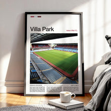 Villa Park Football Poster Aston Villa Football Art Print 4394628511