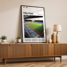 Villa Park Football Poster Aston Villa Football Art Print 4394628511