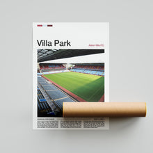 Villa Park Football Poster Aston Villa Football Art Print 4394628511