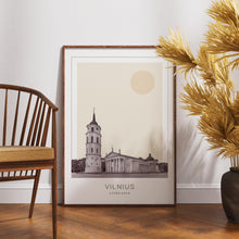 Vilnius Poster Print, Vilnius Travel Poster, Vilnius Minimalistic Wall Art, Vilnius, Lithuania 1868248052