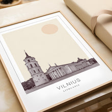 Vilnius Poster Print, Vilnius Travel Poster, Vilnius Minimalistic Wall Art, Vilnius, Lithuania 1868248052