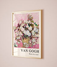 Vincent Van Gogh Poster, Roses in a vase Poster, Van Gogh Wall art, Vincent Van Gogh Print, Van Gogh Exhibition Poster, Oleanders print 1226750823