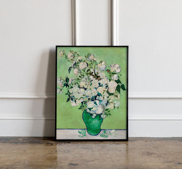 Vincent Van Gogh Posters, Roses (1890) Poster, Van Gogh Wall art, Vincent Van Gogh Print, Van Gogh Exhibition Poster, Sunflower print 1212803822