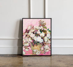 Vincent Van Gogh Posters, Roses in a vase Poster, Van Gogh Wall art, Vincent Van Gogh Print, Van Gogh Exhibition Poster, Oleanders print 1212808612