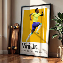 Vini Jr Brazil Football Poster, National Team Print, Sports Wall Art 1544665468