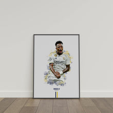 Vinicius Jr. Real Madrid Poster La Liga Football Wall Art 1761868178