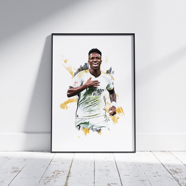 Vinicius Junior - 202324 - Home Kit - Football Poster - Football Print 1704857936