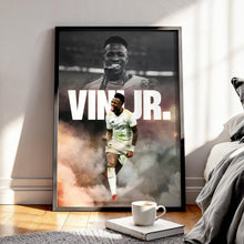 Vinicius Junior Football Poster Real Madrid Football Art Print 4394611570