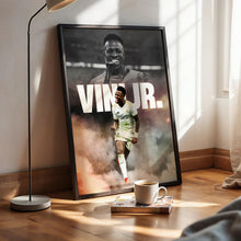 Vinicius Junior Football Poster Real Madrid Football Art Print 4394611570