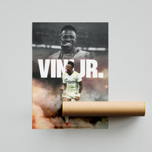 Vinicius Junior Football Poster Real Madrid Football Art Print 4394611570