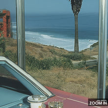 Vintage Car with Coastal View Print, Pink Car Wall Art, Vintage Print, Photography Prints, Museum Quality Photo Art Print 4311359483