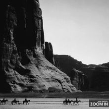 Vintage Cowboy Print, Canyon de Chelly Black and White Wall Art, Vintage Print, Photography Prints, Museum Quality Photo Art Print 1818601599