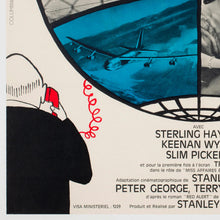 Vintage Dr. Strangelove Poster French Dr. Strangelove Movie Poster Vintage Stanley Kubrick Poster Classic Movie Poster Kubrick Film Poster 1827062947
