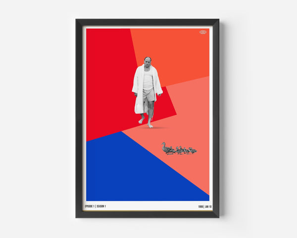 Vintage Inspired TV Show Art Print, Retro Modern Minimalist Movie Poster 1583600362