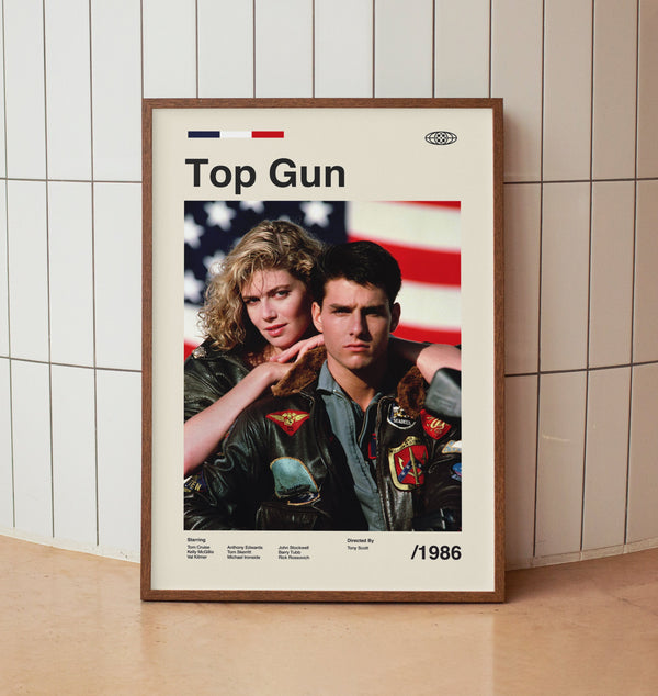 Vintage Movie Poster - Tom Cruise - Minimalist Midcentury Wall Art Print