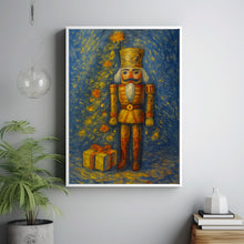 Vintage Nutcracker Christmas Print Moody Holiday Wall Art
