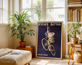 Vintage Poster, Cycles Sirius, 1899 Bicycle Ad - (Digital Download) 1066334102