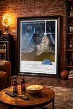 Vintage Star Wars A New Hope Poster – Classic Sci-Fi Wall Art Featuring Darth Vader & Galactic Battle Scene (Digital Download) 1835485363
