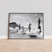 Vintage Surfer Print, Beach Black and White Wall Art, Surfboard Print, Vintage Print, Photography Prints, Museum Quality Photo Art Print 4343158148