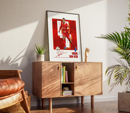 Virgil van Dijk Poster Football Poster, Liverpool Soccer Gift For Fans 4387744586