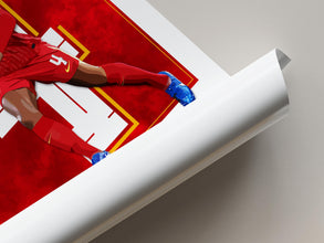Virgil van Dijk Poster Football Poster, Liverpool Soccer Gift For Fans 4387744586