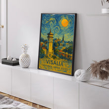 Visalia Poster Print, Visalia Travel Poster, Visalia Van Gogh Style Wall Art, Visalia, California, United States