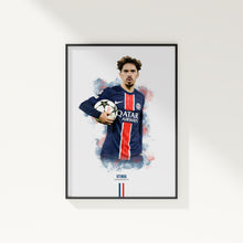 Vitinha Paris Saint-Germain Poster Ligue 1 Football Wall Art 4343252189
