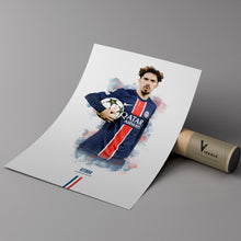 Vitinha Paris Saint-Germain Poster Ligue 1 Football Wall Art 4343252189